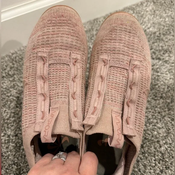 Nike Vapormax 2021 Flyknit pink oxford tennis shoes, women's size 8 READ - Picture 7 of 14